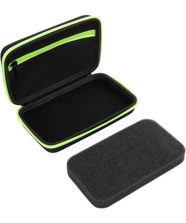 Shaver Storage Bag Waterproof Lightweight Designed forOneblade - Easy Organizer Mesh Bag for Accessories (Black Green) - Buy Online on GoSupps.com