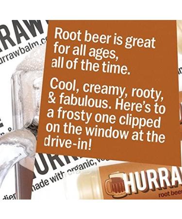 Hurraw! Root Beer Balm Lip Balm - Natural Hydration (0.15 oz) - Buy Online on GoSupps.com
