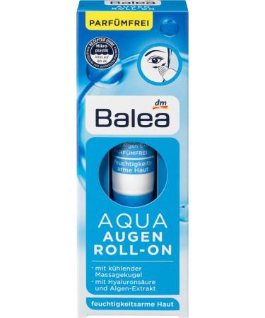 Eye Cream Aqua Eye Roll-On | Cooling Massage Ball & Algae Extract | Long-Lasting Moisture | 15 ml - Shop Internationally - Buy Online on GoSupps.com