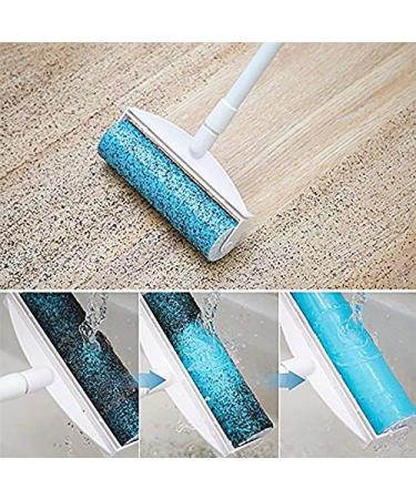 Sticky Reusable Lint Roller for Pet Hair Removal - Long Handle Washable Tool for Cats & Dogs | 2 Large Rollers for Suits & Sofas - Buy Online on GoSupps.com