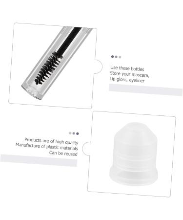 CANIGHT 3pcs Makeup Bottle Empty Mascara Tubes Lip Gloss Bottles Clear Cosmetic Tube Lip Tube Golden Plastic - Buy Online on GoSupps.com