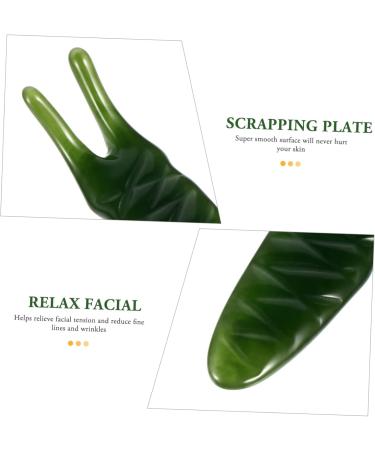 Magiclulu 2 Sets Massage Device | Jade Scalping Comb & Reflex Zone Spa Tool for Eye & Body Massage - Buy Online on GoSupps.com