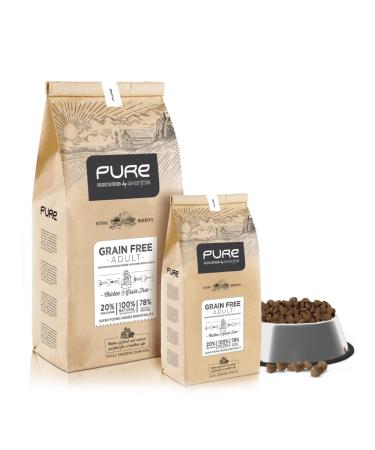 Avantis Pet Pure Grain Free Adult Dog Food for Adult Dogs of All Breeds 2 kg 100% complete and balanced food with Chicken and without cereals for dogs suffering from intolerance and