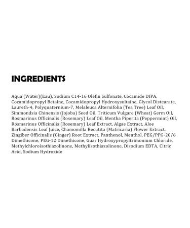 Billy Jealousy Monsoon Mist Tea Tree Energizing Men's Shampoo - 8 Oz - Buy Online on GoSupps.com