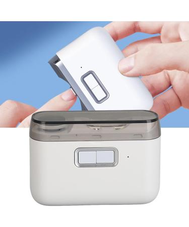 2 in 1 Electric Nail Clipper with 2 Speed Switch Lighting and Trimmed Debris Collection Automatic Nail Clipper for Clean and Hygienic Manicure - Buy Online on GoSupps.com