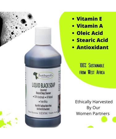 Buy Juka's Organic Co. Authentic African Liquid Black Soap - Lavender Scented 16oz | Women-Made International Shipping - Buy Online on GoSupps.com
