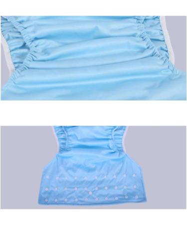 3 Set Reusable Adult Cloth Diapers - Leak-Free Incontinence Protection - Purple 72-92cm - Buy Online on GoSupps.com