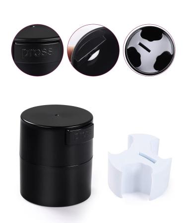 TEOYALL Eyelash Glue Storage Container - 3 Compartment Lash Adhesive Organizer Tank - Black - Buy Online on GoSupps.com