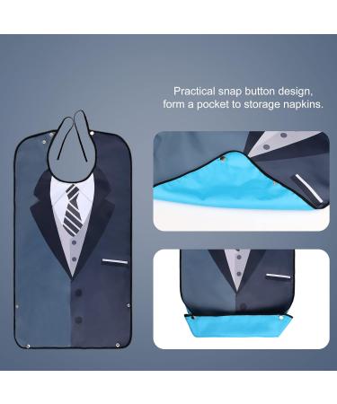 AIEX Adult Bibs - Waterproof Floral Print Washable & Reusable - International Shipping Available - Buy Online on GoSupps.com