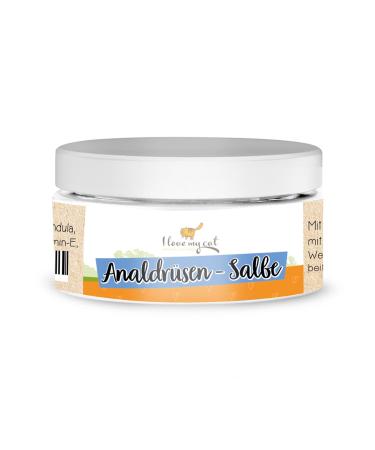 Anal Gland Ointment for Cats by I Love My Cat 30 ml. Natural Care for Cats' Anal Glands with Insect Fat Calendula and Coconut Fat. Prevents Anal Gland Problems and Relieves Inflammation and Itching