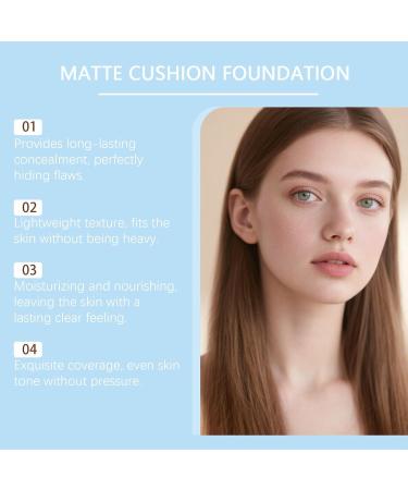 Evember Air Cushion Makeup - Sweat-Resistant Concealer Cushion for Girls Long-Lasting Concealer Cream for Parties Beach Outdoors School and Business Travel - Buy Online on GoSupps.com