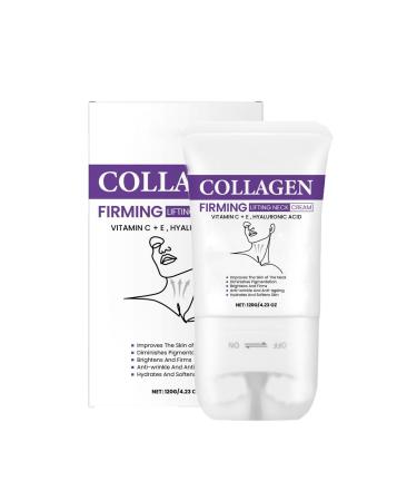Neck Firming Cream with Roller Collagen Neck Cream for Tightening and Firming - Anti-Aging & Wrinkle Smooth for Neck & D collet Reduces Fine Lines and Wrinkles Firm Repair Sagging Skin