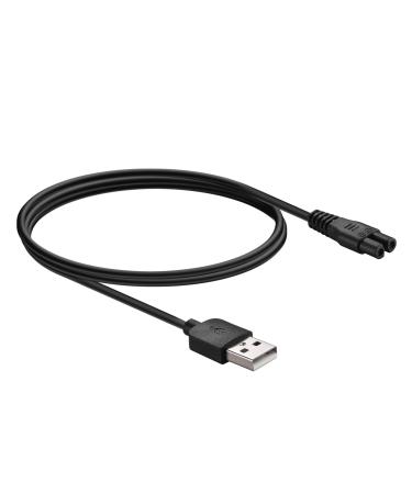 USB charging cable compatible with Iwoole Fondfeel Krovena Wyklaus men's head shaver