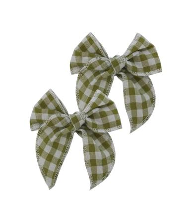 New 2025 2 Pcs Mini Fable Bow Hair Clips For Toddler New For Fashion Cotton Linen Hair Bows Barrettes Hairbow Accessories Hairgrips Jewelry Fashion Accessories Creative Gift