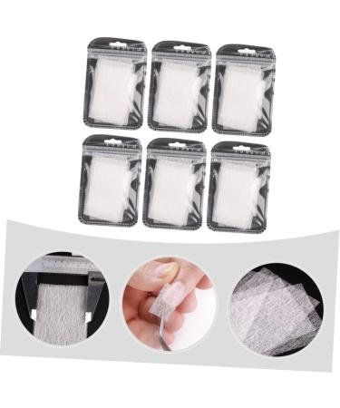 Mipcase 60pcs Extended Fiber Premium Nail Fiber Multipurpose Tool Fiberglass Nail Art Extension Non Woven Fiber Nail Wraps Para U as Manicure Fiber Restorer Tool Lightweight Supplies White - Buy Online on GoSupps.com