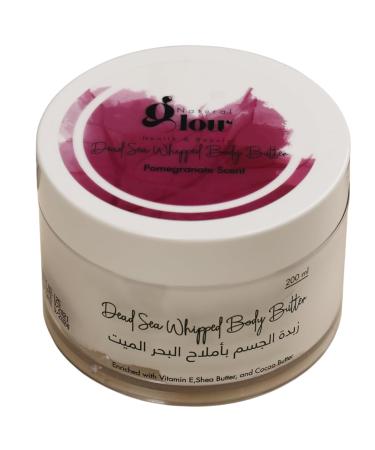 Natural Glow | Body Butter | Dead Sea Whipped Body Butter 200 ml | Deep Hydration Nourishing Moisturizer for Dry Skin