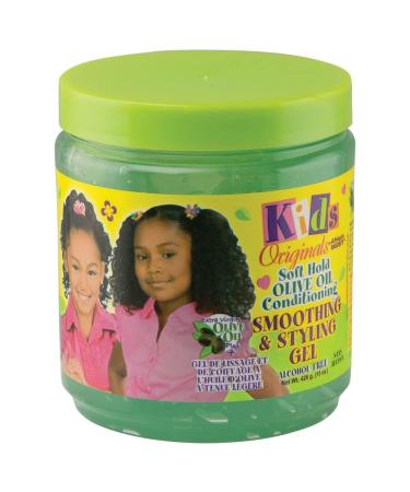 Originals by Africa's Best Kids Africa's Best Kids Originals Soft Hold Olive Oil Conditioning Smoothing & Styling Gel  Alcohol Free  15oz Jar 15 Ounce (Pack of 1)