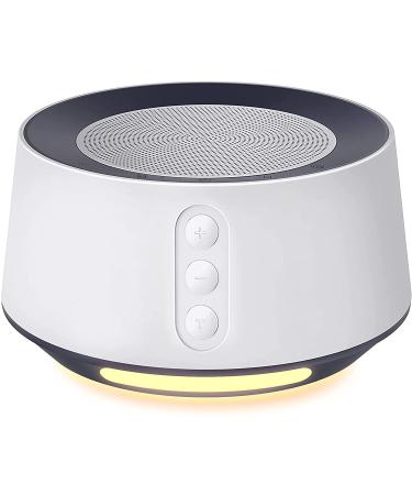 Fitniv White Noise Machine with Adjustable Baby Night Light for Sleeping, 14 High Fidelity Sleep Machine Soundtracks, Timer and Memory Feature, Plug in, Sound Machine for Baby, Adults