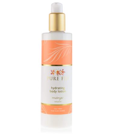 PURE FIJI Hydrating Body Lotion - Moisturizing Organic Body Lotion  Mango  12 oz Mango 12 Ounce (Pack of 1)