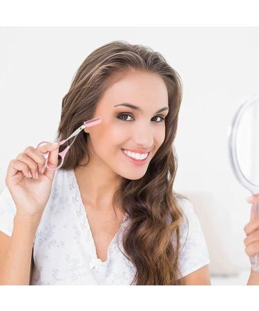 1 Pieces Eyebrow Scissors and Tweezer Kit Professional Eyebrow Trimming Scissors Modeling Eyebrow Scissors with Comb with 1 Piece Eyebrow Tweezers (Pink) - Buy Online on GoSupps.com