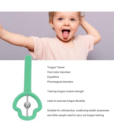 Tongue Tip Exerciser - Safe Green Tongue Tip Trainer for Enhanced Speech & Oral Skills - International Shipping Available - Buy Online on GoSupps.com