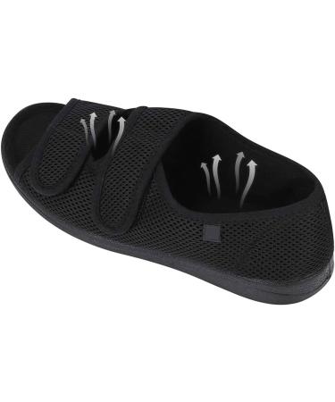 Gaoxiao Women's Diabetic Sandals | Extra Wide Open Toe Adjustable Velcro | Orthopedic Edema Slippers for Swollen Feet | Breathable Anti-Slip Elderly Shoes (Size 39, Khaki) - Buy Online on GoSupps.com