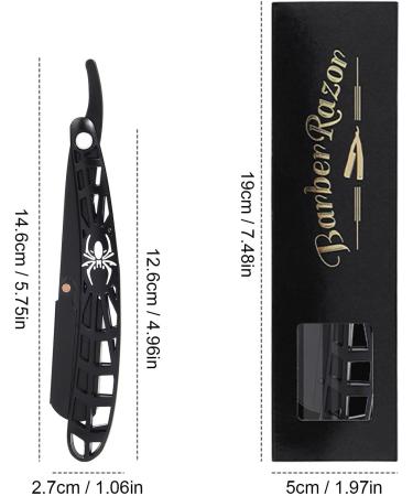 Niceram Razor for Men | Foldable Hairdresser Razor - Compatible with 1/2 Double-Edged Blades | Ideal for Home & Salon Use - Buy Online on GoSupps.com