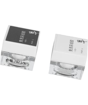  Alomejor Alomejor 2 Pcs Nail Art Gel Black White Vibrant Color Long Lasting Effect Nail Art Painting Gel - Buy Online on GoSupps.com