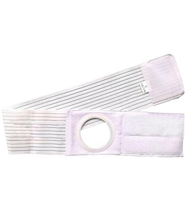Ibnotuiy Ostomy Support Belt Hernia Abdominal Binder Stoma Band for Colostomy Patients Prevent Parastomal Hernia 2.36 inch Hole (M)