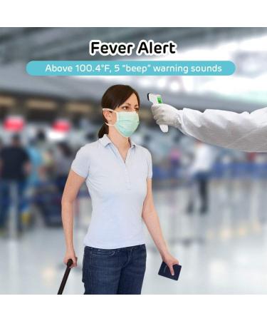 Buy No-Touch Infrared Digital Thermometer for Adults & Kids - Accurate Fever Alarm with Large LCD Screen | International Shipping Available - Buy Online on GoSupps.com