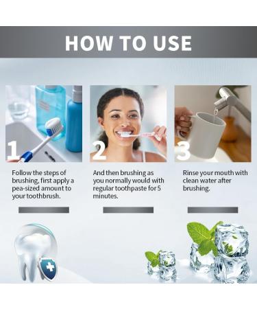 Premium Whitening Toothpaste Refresh Mint Flavor Peroxide-Free Formula for Sensitive Teeth Natural Stain Removal 4 oz (1) - Buy Online on GoSupps.com