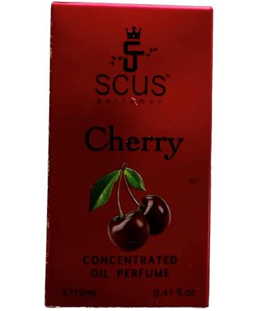 Cherry Fragrance for Men & Women Floral Fruity Concentrated Perfume oil Long Lasting Fragrance Non-Alcoholic (Parfum 12ml with Velvet Pouch) - Buy Online on GoSupps.com