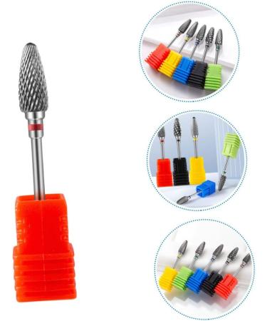 PLAFOPE Nail Polisher Drill Bits for Nail Professional Drill Bits Nail Grinding Drill Bit Nail Art Supplies Nail Drill Bit Metal Nail Bits Nail Grinding Heads Nail Drill Tips Polishing Bit 7x1.3cm As Shown 1 - Buy Online on GoSupps.com