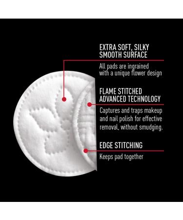 Beauty America Flower Flamestitch Cotton Rounds 300 Count (3-Pack) - Ultra-Premium Quality - Buy Online on GoSupps.com