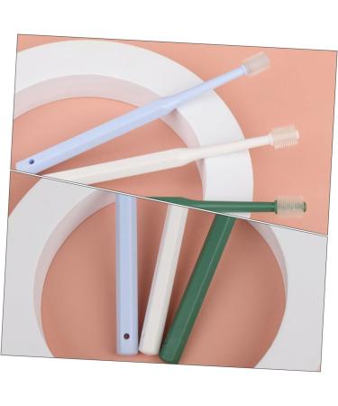 GRIRIW 4pcs Toothbrush Tufting Kit Pet Kitten Supplies Cat Toothpaste and Brush Kit Puppy Tufted Plastic - Buy Online on GoSupps.com