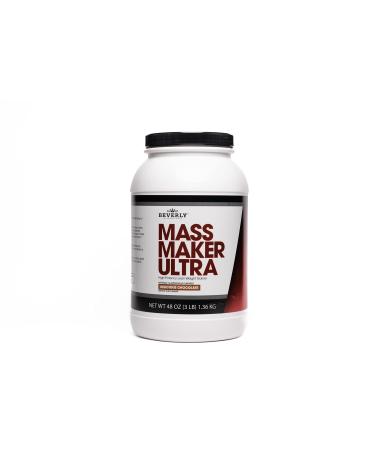 Beverly International Mass Maker Ultra Chocolate, 14 servings. Strongmen and mass monsters swear by this lean weight gainer.