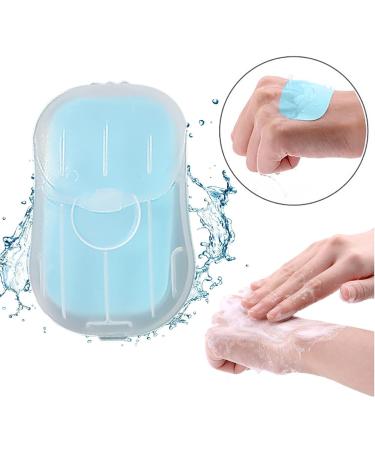 Portable Soap Sheets - 6 Box Blue Travel Soap Paper | Water Soluble & Scented for Camping & Outdoor Use - Buy Online on GoSupps.com