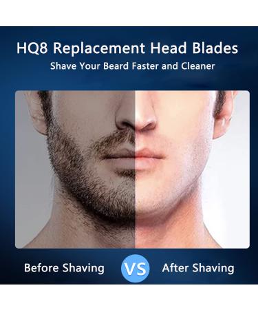 HQ8 Replacement Heads for Philips Electric Shavers | Compatible with Norelco Aquatec HQ8 Series | 6-Pack Razor Blades Upgrade - Buy Online on GoSupps.com