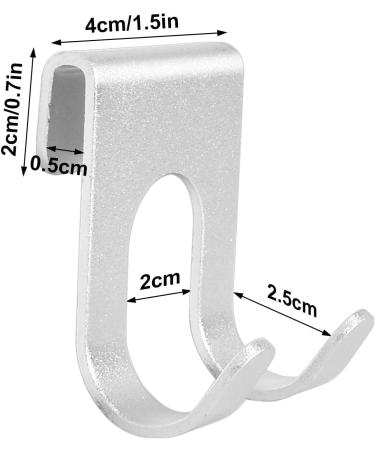 Naapesi Stainless Steel Razor Holder - 2 Piece Waterproof Self-Adhesive Hooks for Bathroom & Kitchen - Easy No-Drill Installation - Buy Online on GoSupps.com