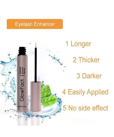 Eyelash Growth Serum | Organic Lash Enhancer for Longer Thicker Lashes & Brows - 3ml - Buy Online on GoSupps.com