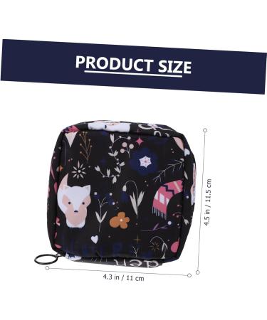 Plafope Mint Bag for Women Versatile Menstruation Pad & Diaper Storage Compact Pocket Holder for Travel - Buy Online on GoSupps.com