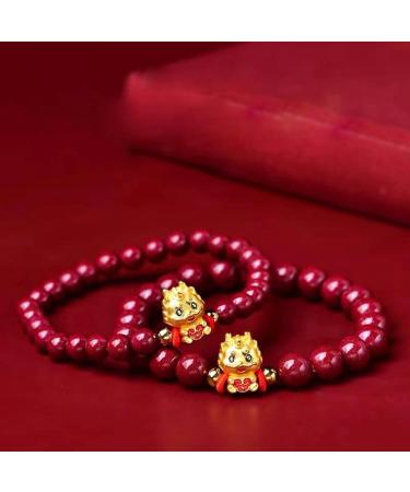 Oralgo's Dragon Motif Lucky Charm Bracelet - Exquisite Craftsmanship & Trendy Accessory for Everyday & Parties - Buy Online on GoSupps.com