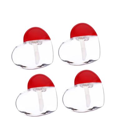 3 Ensembles Flacons De Gloss Forme De C ur Contenants Pratiques Pour Lip Balm Et Cosm tique 20 Pi ces * 3