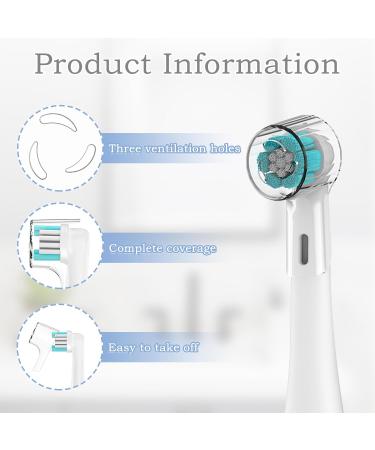 MxTimwan Toothbrush Covers - 8 Pack Electric Toothbrush Head Shells Compatible with Oral-B | Travel Protective Caps - Buy Online on GoSupps.com