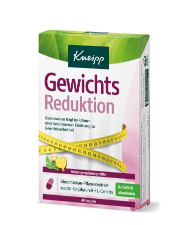 Kneipp Weight Reduction Capsules 40 (1 x 18.7 g) 40 pieces (1 pack)