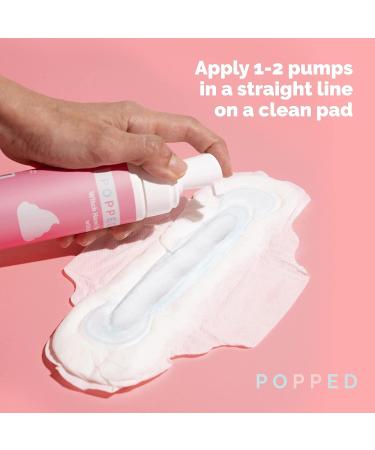Popped Witch Hazel Foam with Aloe | Perineal Healing Postpartum Care | Relieves Pain, Hemorrhoids & Swelling | Postpartum Essential (5 fl oz) - Buy Online on GoSupps.com