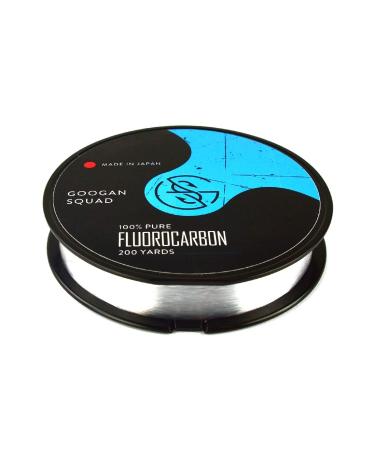 Catch Co Googan Squad 100% Pure Fluorocarbon (Fluoro) Fishing Line, 200yd 15lb