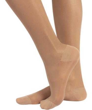Calzitaly Women's Medical Support Tights | 10-14 mmHg Graduated Compression Pantyhose | 140 Den | Black Skin | Made in Italy - Buy Online on GoSupps.com