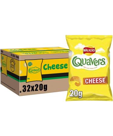 Walkers Crisps Squares Cheese and Onion Snacks Box 27.5 g (Case of 32) (Packaging may vary) & Crisps Quavers Cheese Snacks Box 20 g (Case of 32) + Cheese Snacks Box Cheese and Onion Potato 27.5 g (Pack of 32) - Buy Online on GoSupps.com