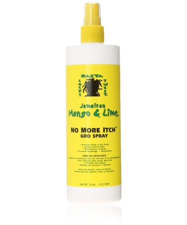 Jamaican Mango No More Itch Gro Spray  16 Ounce 1 Pound (Pack of 1)